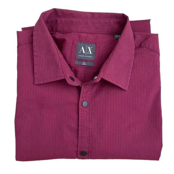 Armany Exchange Purple Buttown Down Dress Shirt
Cotton Mens Classic Fit SZ L - Picture 7 of 13